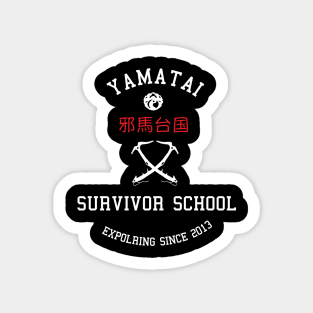 Yamatai Survivor School (White) Sticker